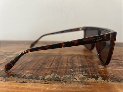 Quay Nightfall 1212 Flattop Sunglasses Tortoise Polarized  display picture 3