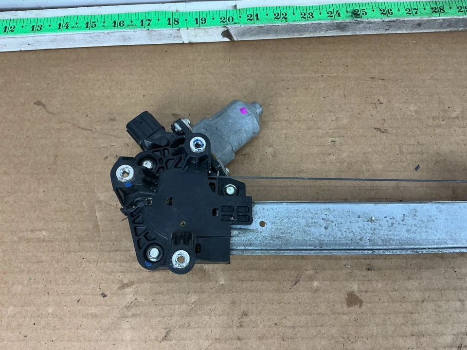 Regulador de ventana de puerta trasera izquierda Acura MDX 2007-2013 con motor 72750-STX-A02 OEM Foto 2 de 4