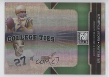 2006 Donruss Elite College Ties /1000 Roger Staubach Joe Bellino #CT-4 HOF pt8