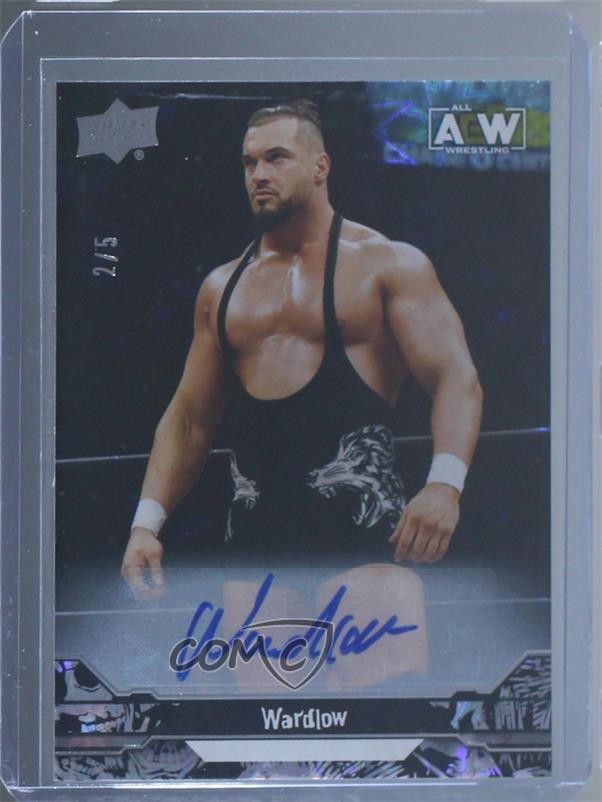 2023 Upper Deck AEW All Elite Wrestling Dynamite Auto 2/5 Wardlow #65 Auto 17an