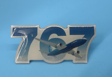 Vintage Boeing 767 Airplane Metal Lapel Hat Pin
