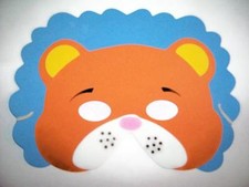 NEW Animal Lion foam half-mask - Halloween costume