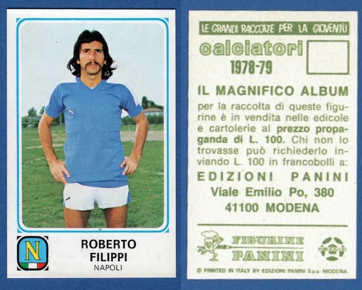 LOTTO 2 FIGURINE Calciatori Panini 1974-75 NAPOLI MAI incollate con