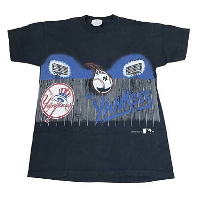 Tシャツ・カットソー New Era MLB New York Yankees Graffiti Hoodie Tender Shoots Vintage New York Yankees 90s T-shirt Graffiti Baseball MLB