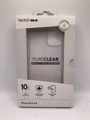 iPhone 2019 5.8 (iPhone 11 Pro) Tech21 Evo Clear Non-Slip Impact Case