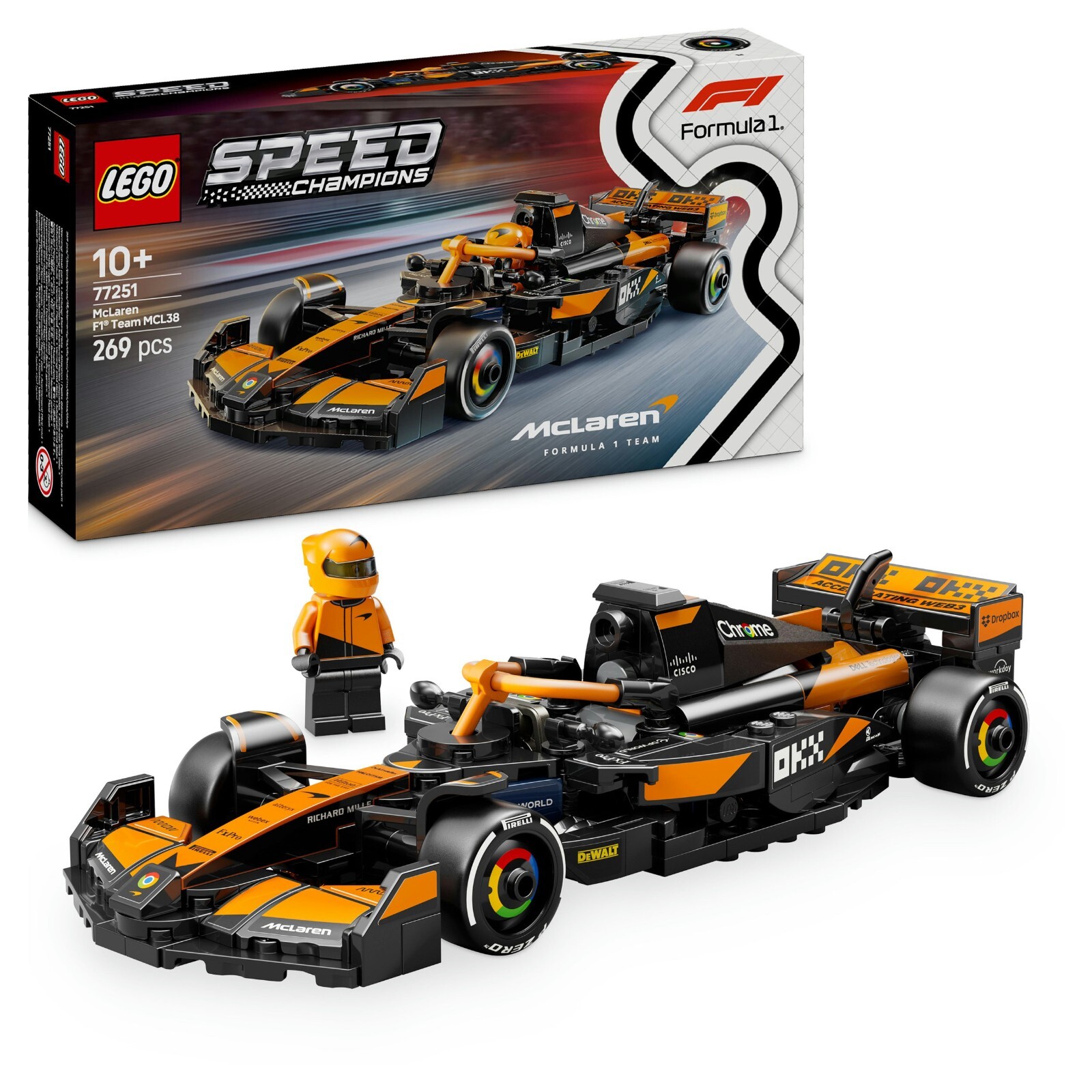 Lego Multi Speed Champions Mclaren F1 Team Mcl38 Race Car - Image 8