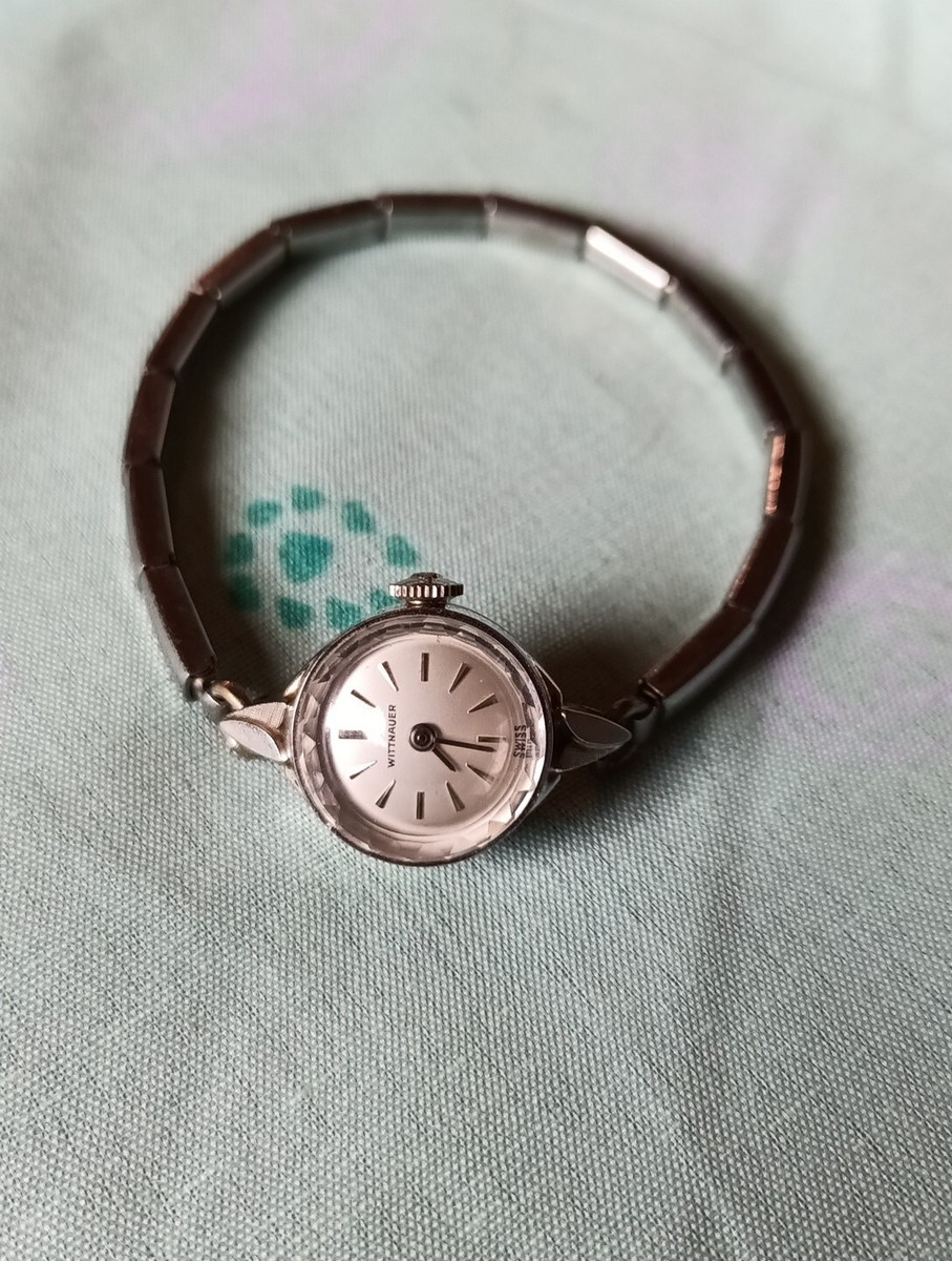 Beautiful Antique Vintage Wittnauer Ladies Watch 10k White  display picture 1