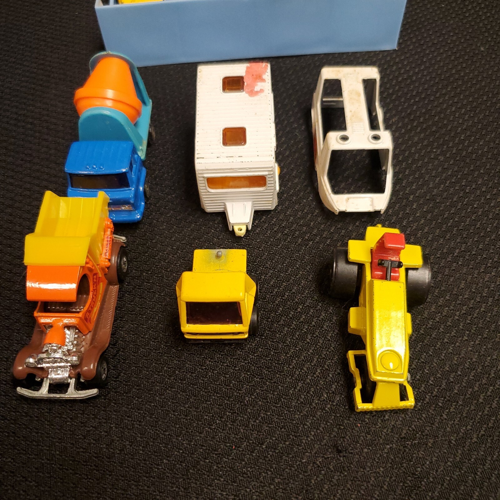 Vintage 1978 Matchbox Carry Case Blue With Various Cars eBay