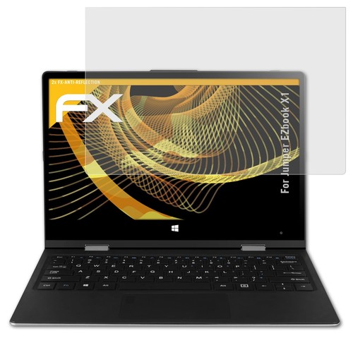atFoliX 2x Screen Protector voor Jumper EZbook X1 mat&schokbestendig - Afbeelding 3 van 9