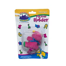 Revelations Noah's Babies Universal Pacifier Holder 'Huggable Hippo' Vintage NOS
