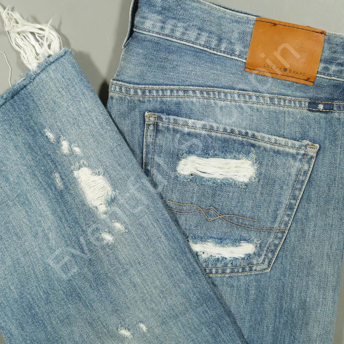 Lucky brand crop jeans sale
