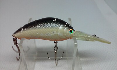 YO-ZURI MAX ACTION LURE Black/Pearl 2 1/8'' Diving Crankbait 11/16oz Fishing Lure