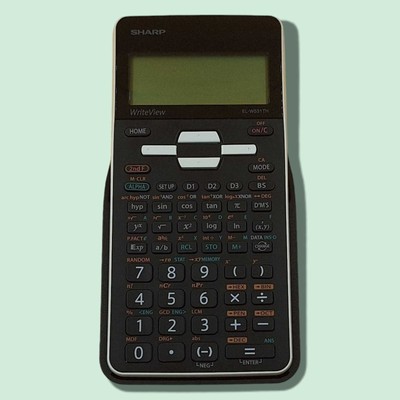 Sharp EL-W531 TH-WH Wissenschaftlicher Schulrechner (4-Zeilige Anzeige, Writevie