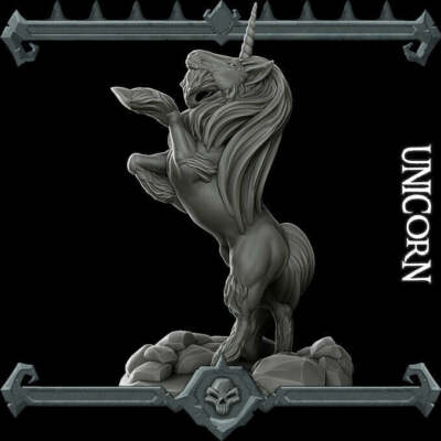 Unicorn - Wargaming Miniatures Monster Rocket Pig Games D&D, DnD