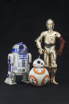 【新品】STARWARS 立体フィギュアセット R2-D2 & C-3PO Star Wars The Force Awakens: C-3PO & R2-D2 with BB-8 Model