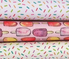 10 PIECES 8x13 Inch Chunky, Fine Glitter Sprinkles A4 Bundle Faux Leather Sheets