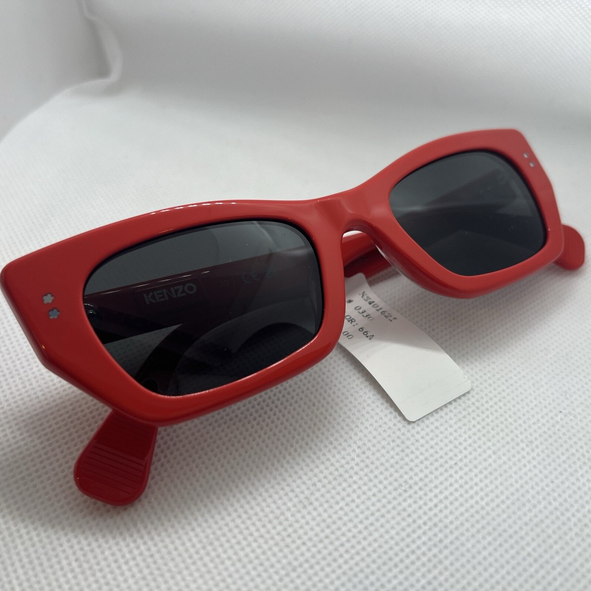New in Box Kenzo Boke Flower Geometric Sunglasses 51mm Red | eBay