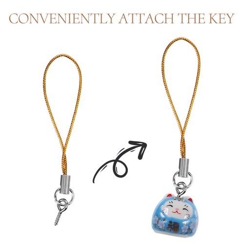 100 Pcs Handy-Kettenband Schlüsselanhänger Zum Aufhängen Handy-Lanyard - Zdjęcie 11 z 12