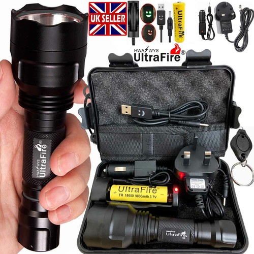 150000LM CREE XML T6 LED Flashlight 18650 Torch Work Light Headlamp Headlight