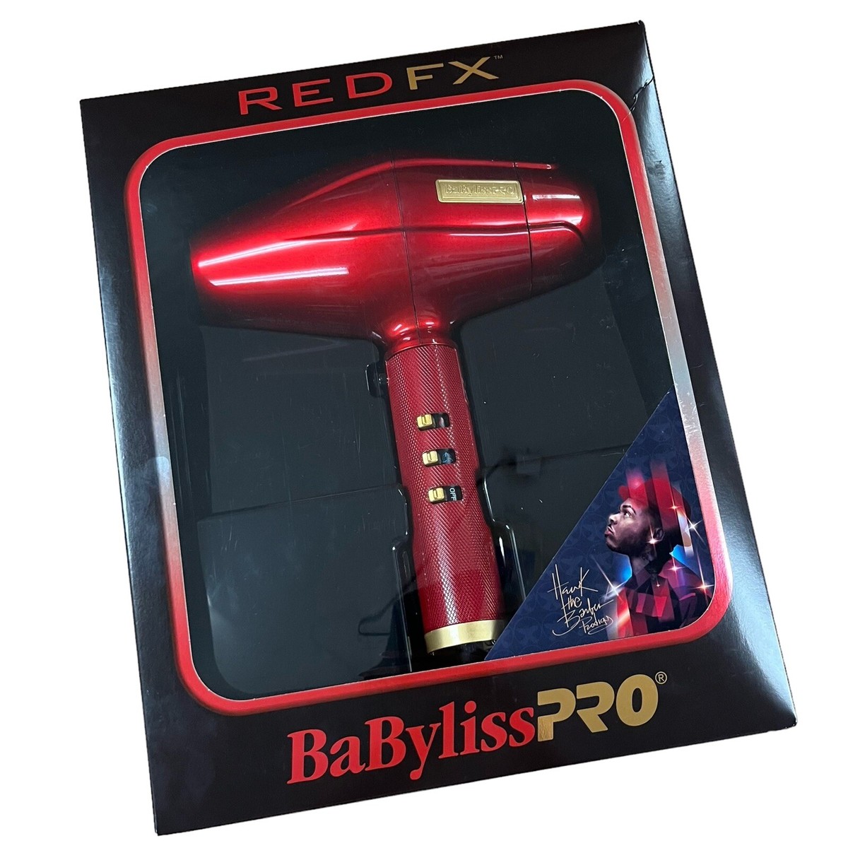 BaByliss PRO Hair Dryer Red FX High Performance Turbo 125 V NEW | eBay