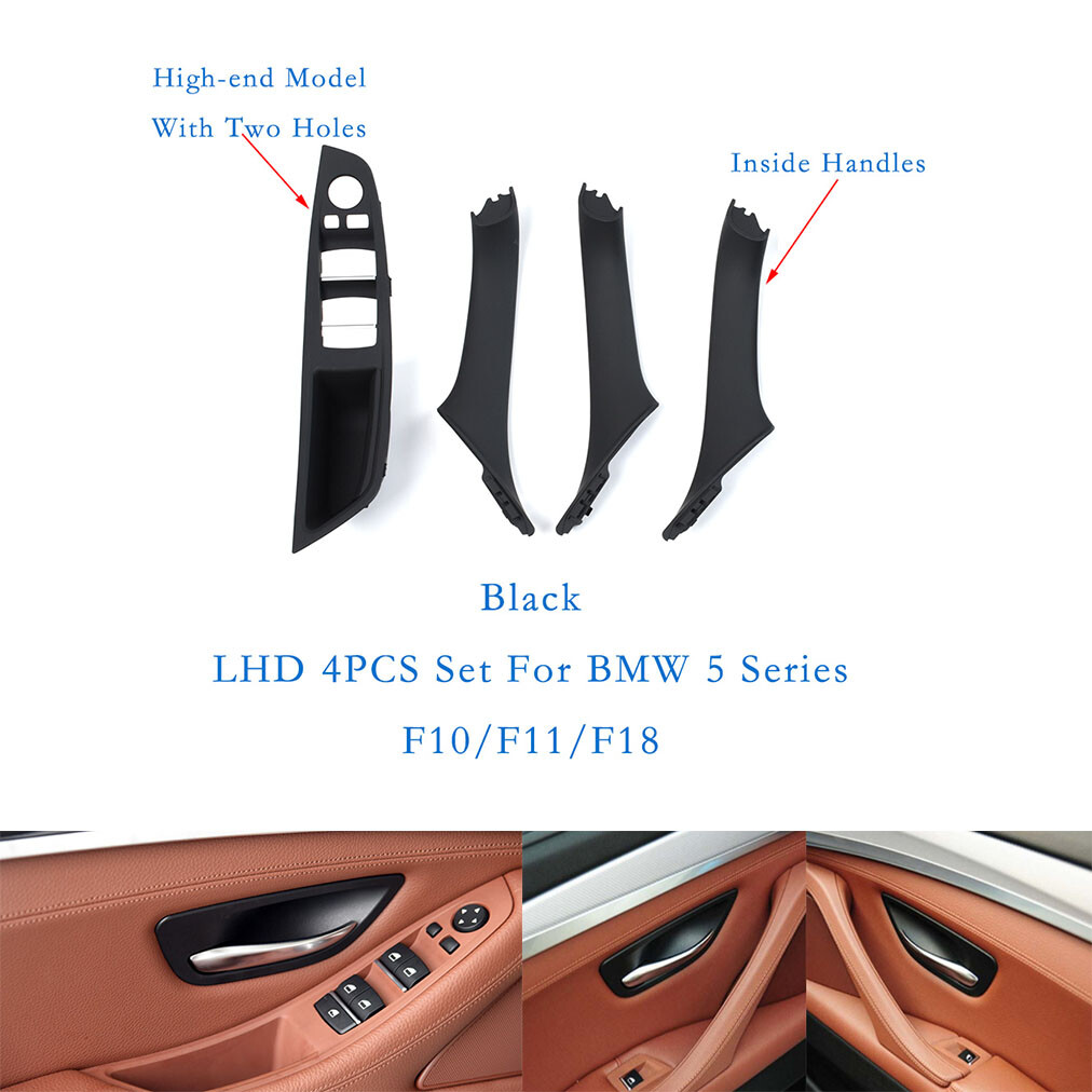 For BMW 5 Series F10 F11 F18 4PCS Inner Door Pull Handle Window
