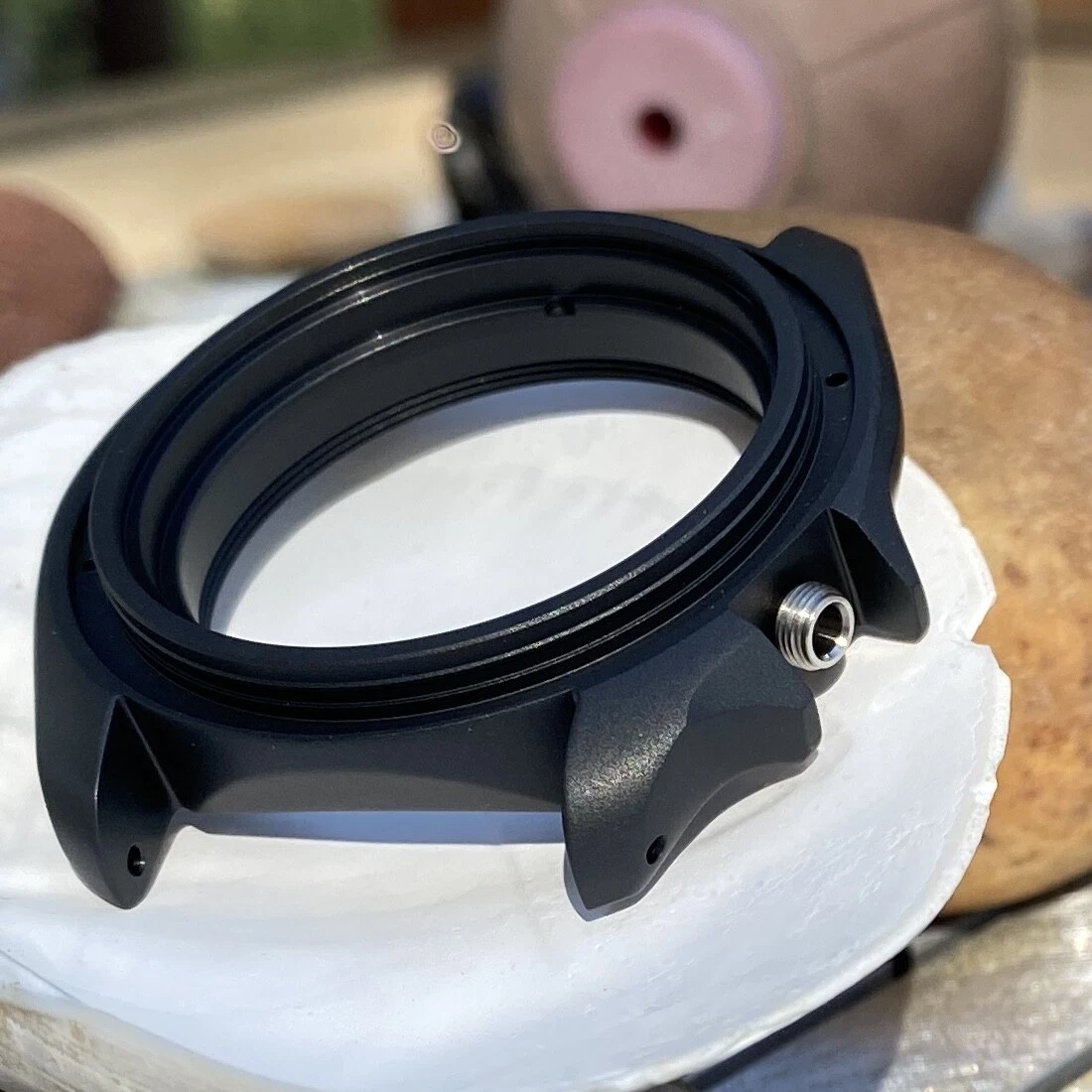 Matte Black PVD Coated SKX007 SRPD Style Watch Mod Case US