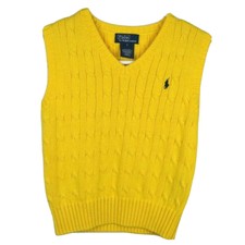 sweater vest yellow