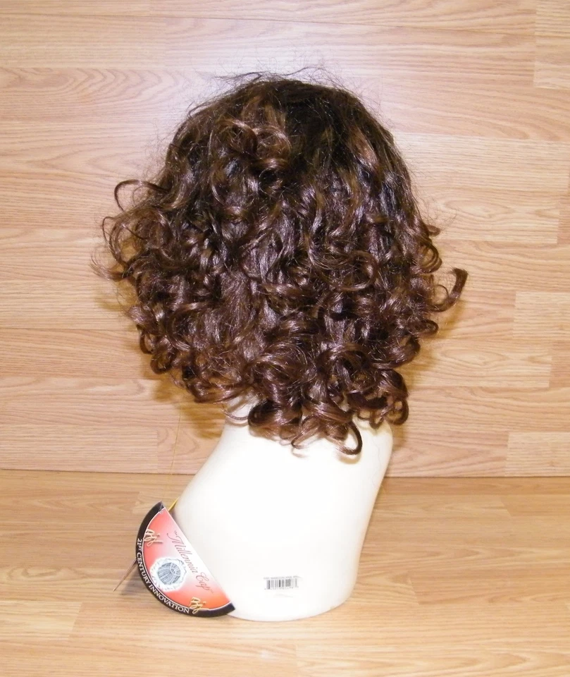 Media peluca sintética Beverly Johnson BJ (TP30/1B) HW500 tejido X-Press **NOS** Foto 3 de 4