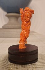 Statua Scultura Corallo Giapponese 