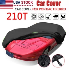 Car Cover Indoor Scratch Stretch Dust-proof Custom Black For Pontiac Firebird
