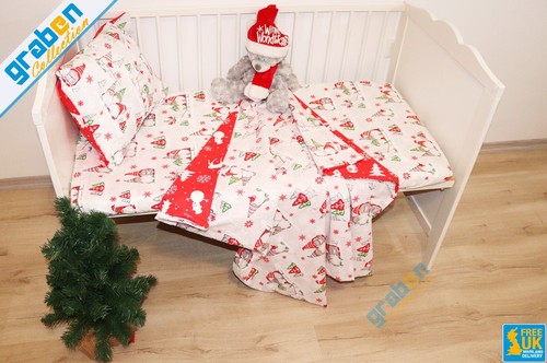 100% COTTON BEDDING SET FOR Cot, Travel Bed, Duvet Cover&Pillowcase 90cm x 120cm - Picture 12 of 12