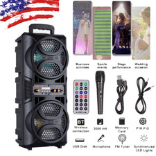 3000W Bluetooth Party Speaker Portable with Subwoofer  Heavy Bass  Remote
