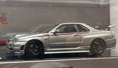 1:64 Inno64 Nissan Skyline GT-R R34 Nismo R-Tune (Silver) (#13) Sealed RARE