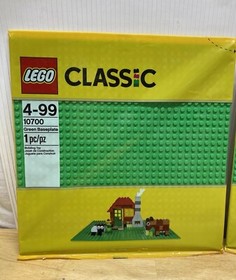 Lot Of 2 LEGO CLASSIC: Green Baseplates (10700). NEW AND FACTORY SEALED