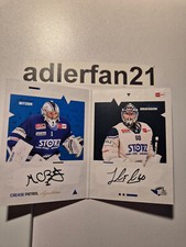 DEL 24-25 CREASE PATROL SIGNATURES Bitzer / Eriksson Schwenninger Wild Wings