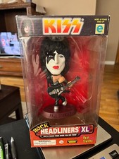 ◉KISS/HEADLINERS XL KISS Peter Criss Headliner XL Figure No Box Flames Base