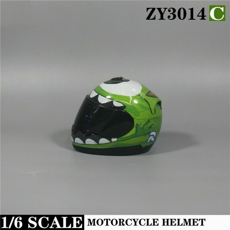 1:6 ZYTOYS ZY3014 Motorcycle Helmet Model Toy Fit 12