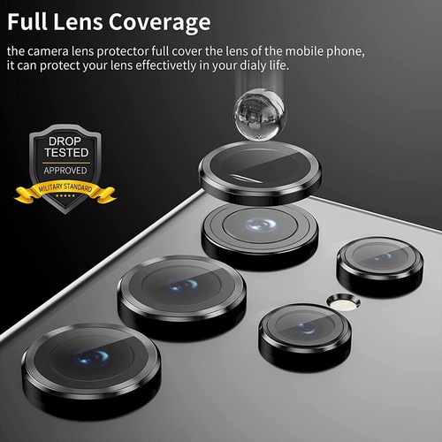 Metal Camera Lens Protectors For Samsung Galaxy S23 Ultra S23+ Film Case Cover - Picture 4 of 15