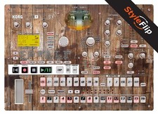 Korg Electribe SX SD Wood 1 Protective Decal StyleFlip Skins