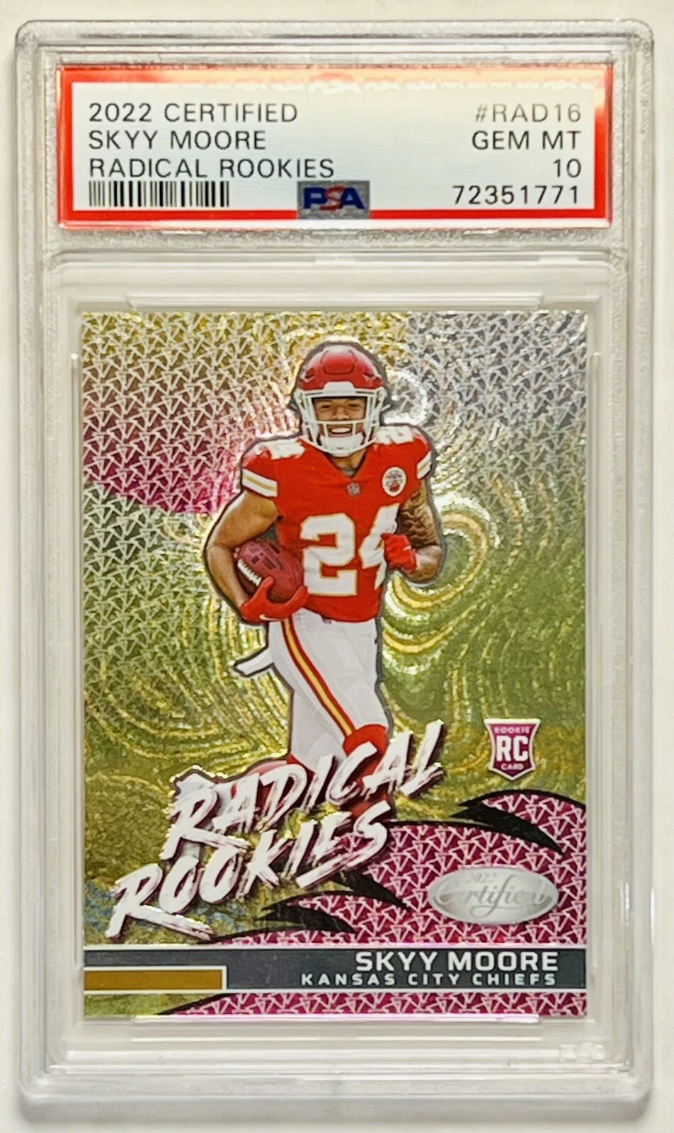 Skyy Moore Panini Certified Radical Rookies #RAD16 Base