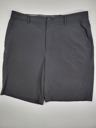 FootJoy FJ Men’s 38 Golf Shorts Flat Front Black Stretch Performance Regular Fit