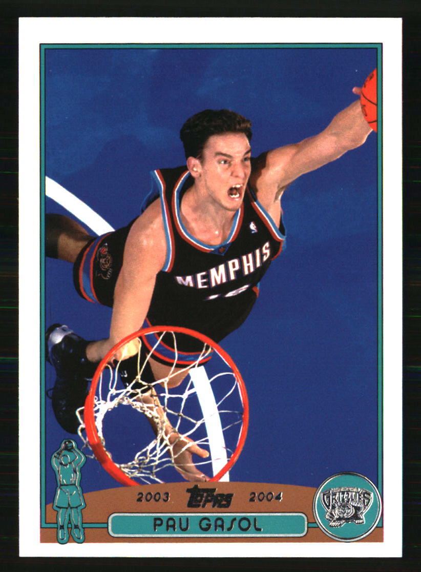 Pau Gasol 2003-04 Topps #19 BASKETBALL Card | eBay