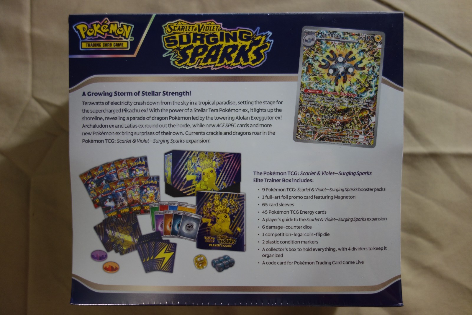 Pokémon TCG Scarlet & Violet: Surging Sparks Elite Trainer Box 191-85952