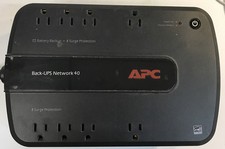 APC BACK-UPS NETWORK 40 SURGE PROTECTION BACK UP. NO BATTERY INCLUDED.