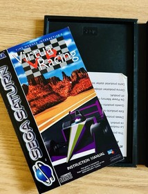 Virtua Racing Sega Saturn PAL Time Warner Interactive Multiplayer 1994 RETRO