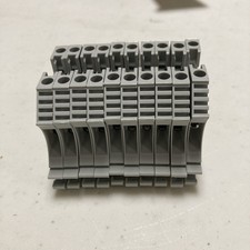 Allen Bradley 1492-J4 Terminal Block 35A 600V 4mm Feed Through Gray LOT OF 10