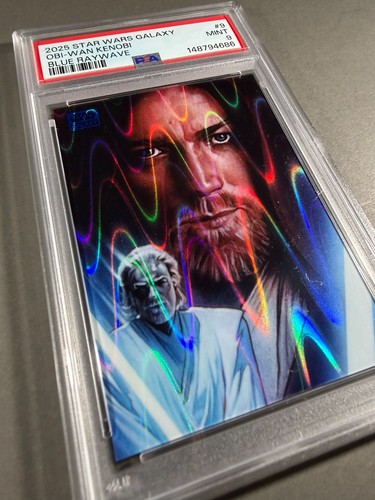 (PSA 9) 2025 Star Wars Galaxy #9, “Obi-Wan Kenobi” RayWave /175