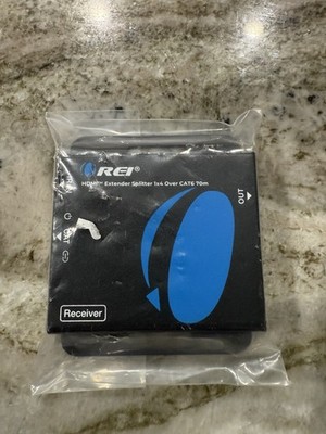REI HDMI POWERED SPLITTER 1x8 OverCAT 70m Receiver - No Power Cord