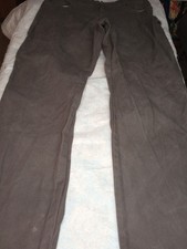 Dickies Men's Gray Carpenter Pants Size 36x33 Tool Loop Triple Stitched