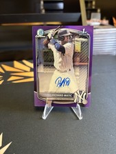 2025 Bowman Chrome Richard Matic Purple Auto /250 Yankees